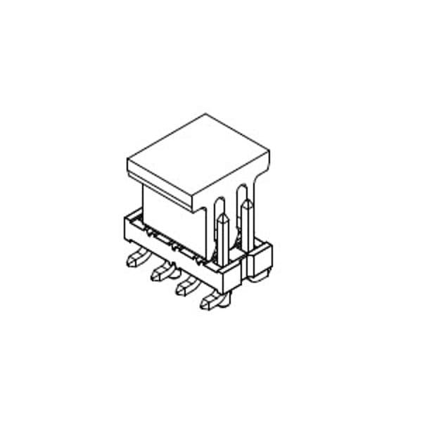 Conector de placa Molex, 20 contactos, 2 filas, macho, recto, espaciado de 0.079 pulgadas, terminal de montaje en superficie.