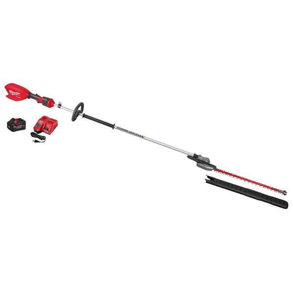 Milwaukee Tool Cordless Battery-Powered Hedge Trimmer Kit, Double-Sided 24 in L Blade - 3035-21