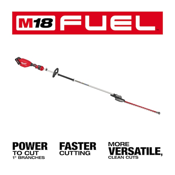 Milwaukee Tool Cordless Battery-Powered Hedge Trimmer Kit, Double-Sided 24 in L Blade - 3035-21