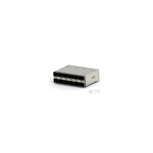 Ensamble de receptáculo apilado 2x6 SFP56 de TE Connectivity - 2-2347721-1