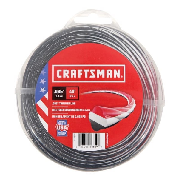 Craftsman Professional Grade .095 in. D X 40 ft. L Trimmer Line - CMXGZAM010046