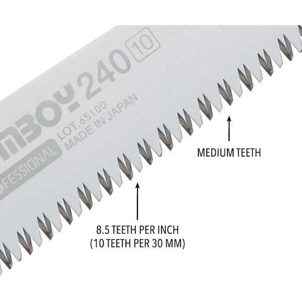 Silky Saws Silky GOMBOY 240mm Medium Teeth - 121-24