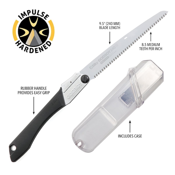 Silky Saws Silky GOMBOY 240mm Medium Teeth - 121-24