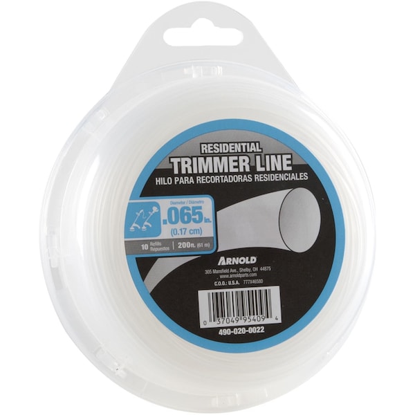 Arnold Arnold Residential Grade 0.065 in. D X 200 ft. L Trimmer Line - 490-020-0022