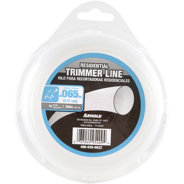 Arnold Arnold Residential Grade 0.065 in. D X 200 ft. L Trimmer Line - 490-020-0022