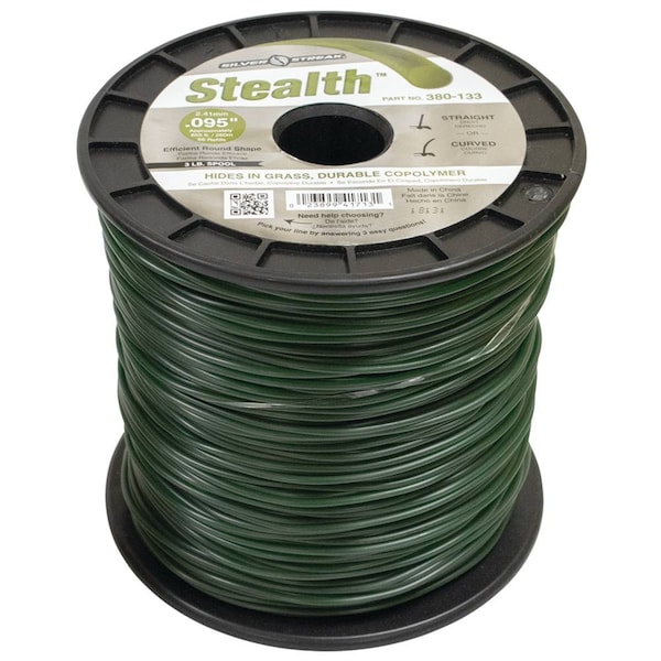 Stens Silver Streak Stealth Trimmer Line Fits .095 3 Lb. Spool 380-133 - 380-133