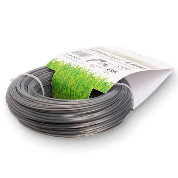 T Terre Commercial Grade Dual Strength 095 Square Weed Eater Trimmer Line Length 49 ft. - 5744150095