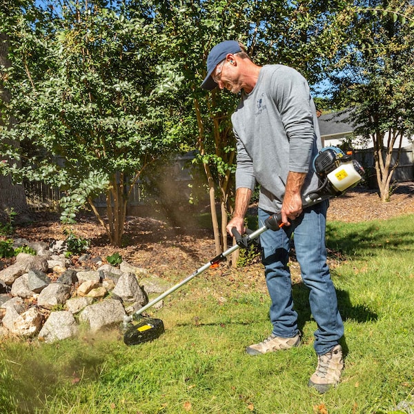 Senix 17.7-Inch 26.5 cc 4-Cycle Gas Powered String Trimmer, Straight Shaft, Dual .095 Line and Bump Feed - GTS4QL-L