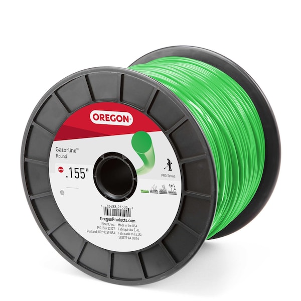 Oregon Gatorline Round Trimmer Line, .155" by 320', 3Lb Spool - 21-155