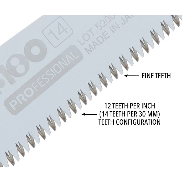 Silky Saws Silky Blade for F180 180mm Fine Teeth - 142-18
