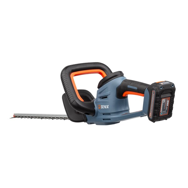 Senix 20 Volt Max 18-in. Cordless Hedge Trimmer, 2 Ah Battery and 2A Charger Included - HTX2-M