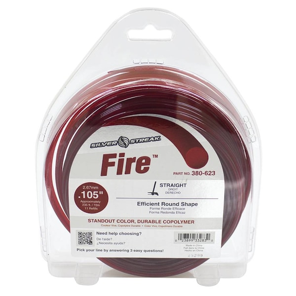 Stens New 380-623 Fire Trimmer Line For Kawasaki 99969-2794, Echo 310105065, Shindaiwa 10501 - 380-623
