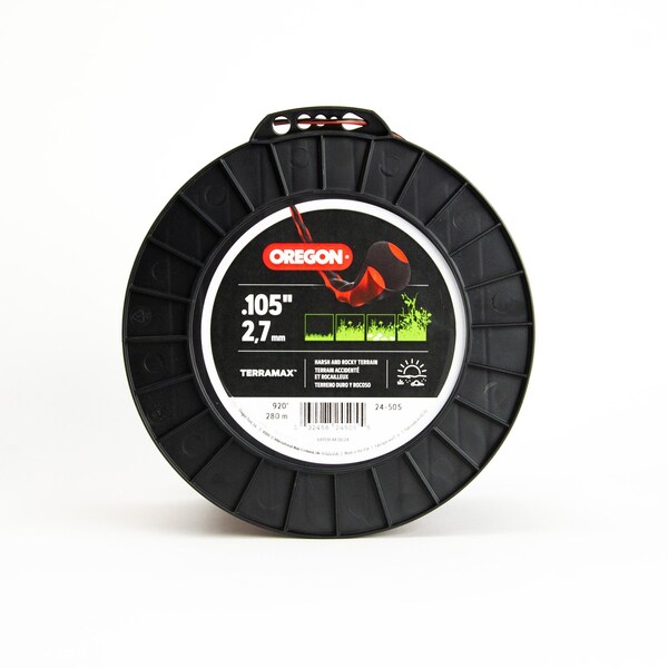 Oregon Trimmer Line, TerraMax High Performance, Oval Twist .105, 5Lb Spool, 920 ft. - 24-505