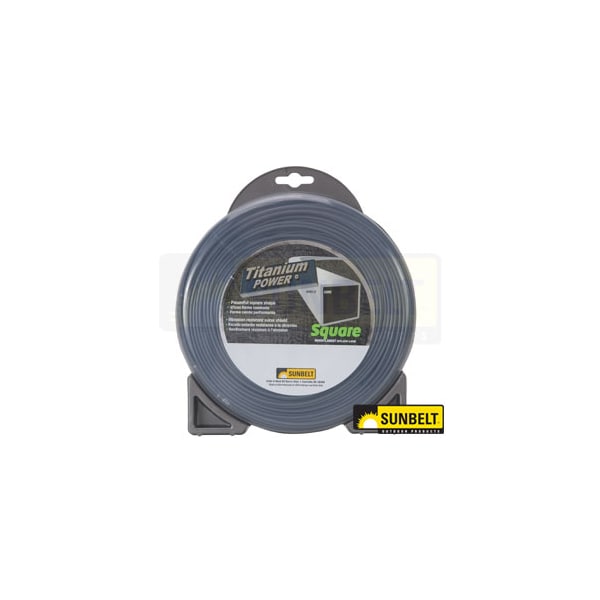 A & I Products Titanium Power Trimmer Line, .095" square 7.9" x9.1" x1.56" - A-B142095