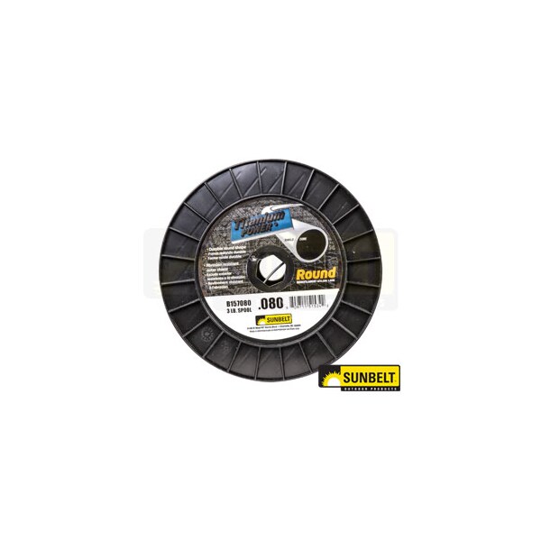 A & I Products Titanium Power Trimmer Line, .080" round 8" x8" x4.5" - A-B157080