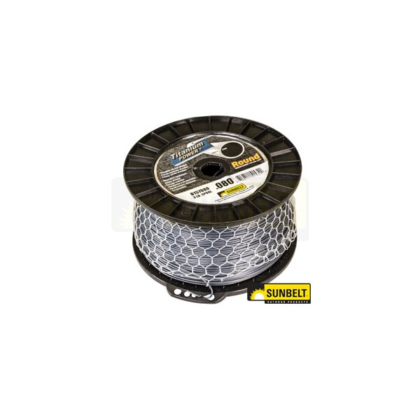 A & I Products Titanium Power Trimmer Line, .080" round 8" x8" x4.5" - A-B157080