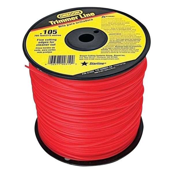 Oregon Trimmer Line, 0105 in Dia, 705 ft L, CoPolymer - 619777/37602