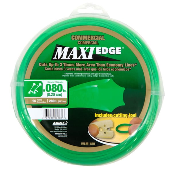 Arnold Arnold Maxi Edge Commercial Grade .080 in. D X 280 ft. L Trimmer Line - WLM-180