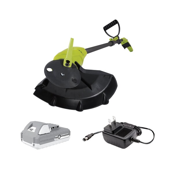 Sun Joe 24V iON+ 10-Inch Cordless 2.0-Ah Stringless Blade Cutter Grass Trimmer - 24V-GT10-LTE