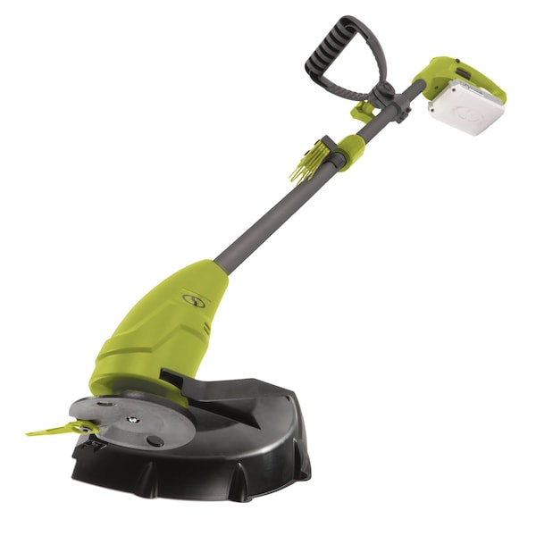 Sun Joe 24V iON+ 10-Inch Cordless 2.0-Ah Stringless Blade Cutter Grass Trimmer - 24V-GT10-LTE