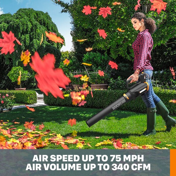 Worx Power Share 20V Cordless Grass Trimmer, Hedge Trimmer, and Blower Combo, Batteries Charger Included - WG931