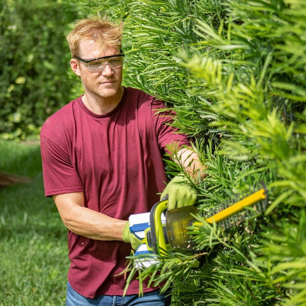 Sun Joe 48V iON 24 In Cordless Hedge Trimmer w/1 In Diameter Cutting Capacity-Tool Only - 24V-X2-24HT-CT
