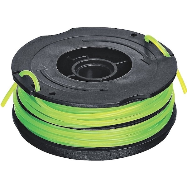 Black & Decker Dual Line Spool, 008 in Dia, 30 ft L, Green - DF-080