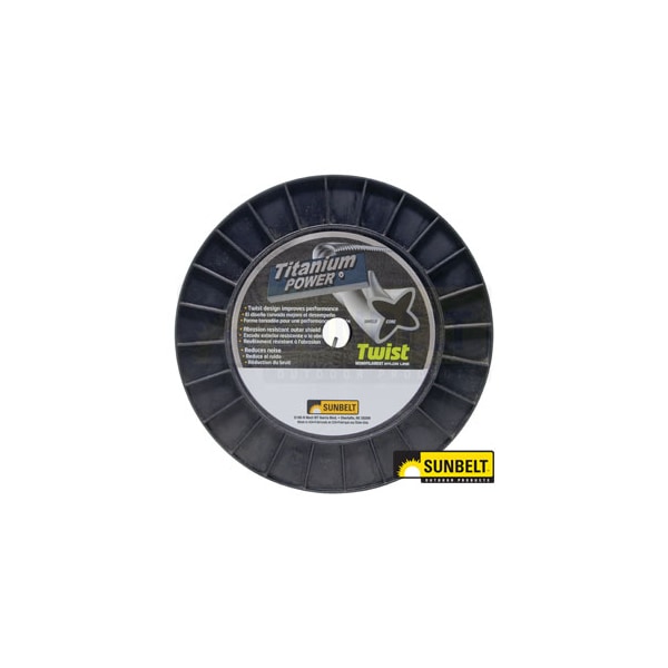 A & I Products Titanium Power Trimmer Line, .105" twist 6.3" x6.3" x6.3" - A-B153105
