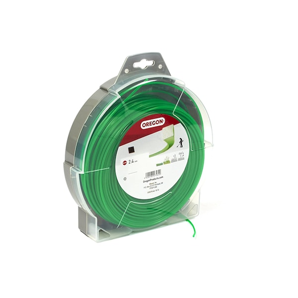Oregon Oregon Trimmer Line, Green, Square, .095" by 246', 1Lb Donut - 69-414