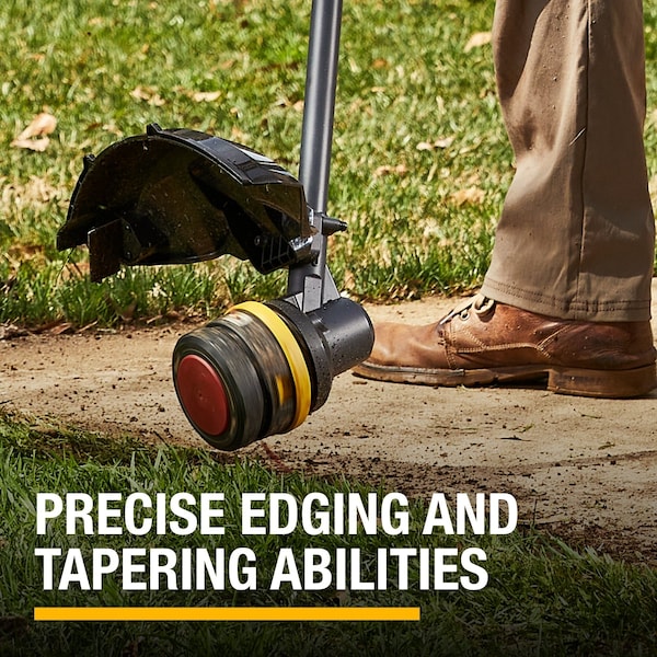 Caterpillar Cat 60V 15 in. Brushless Line Trimmer with Dual Line Bump Feed Head, Tool Only - DG610.9