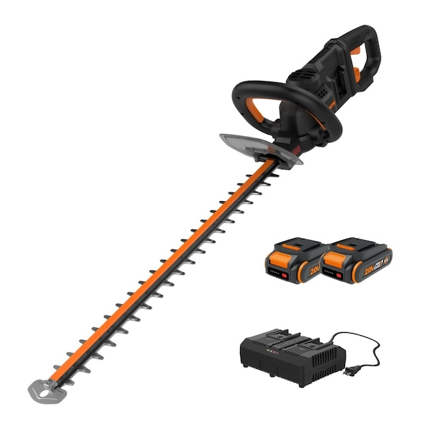Worx Nitro 40V Power Share 24 in. Cordless Hedge Trimmer, Battery and Charger Included - WG286
