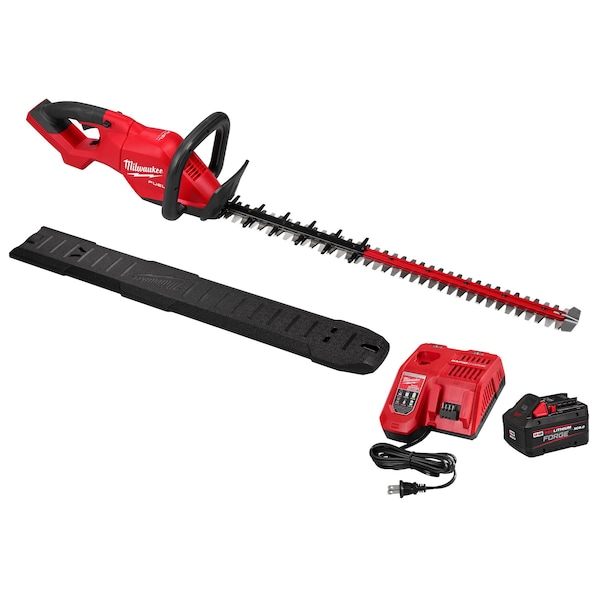 Milwaukee Tool Cordless Battery-Powered Hedge Trimmer Kit, Double-Sided 30 in L Blade - 3034-21