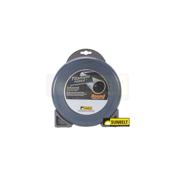 A & I Products Titanium Power Trimmer Line, .105" round 7.8" x8.8" x1.64" - A-B132105