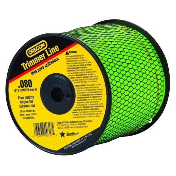 Oregon Trimmer Line, 008 in Dia, 1215 ft L, CoPolymer - 619775/37600