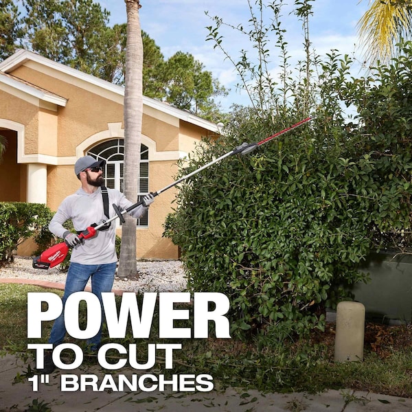 Milwaukee Tool Cordless Battery-Powered Hedge Trimmer, Double-Sided 24 in L Blade - 3035-20