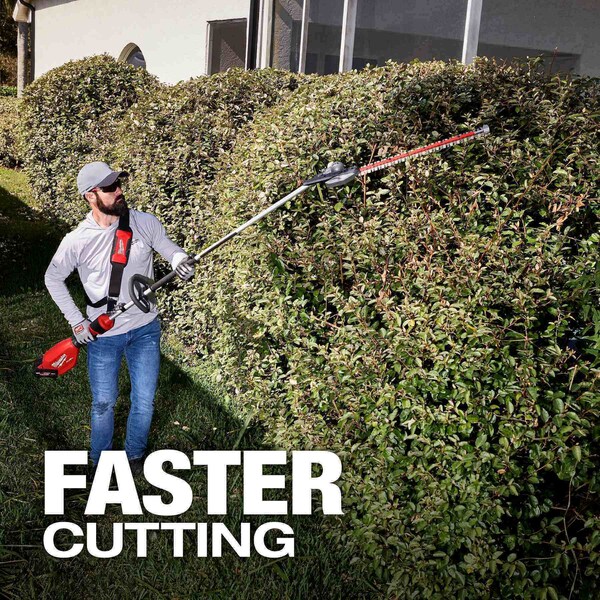 Milwaukee Tool Cordless Battery-Powered Hedge Trimmer, Double-Sided 24 in L Blade - 3035-20