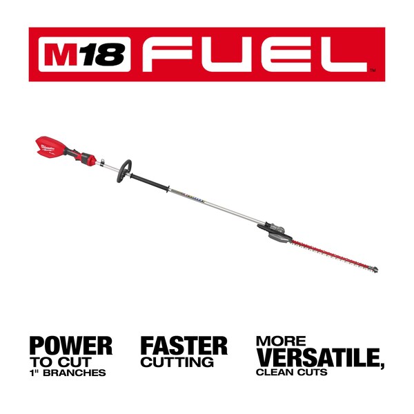 Milwaukee Tool Cordless Battery-Powered Hedge Trimmer, Double-Sided 24 in L Blade - 3035-20