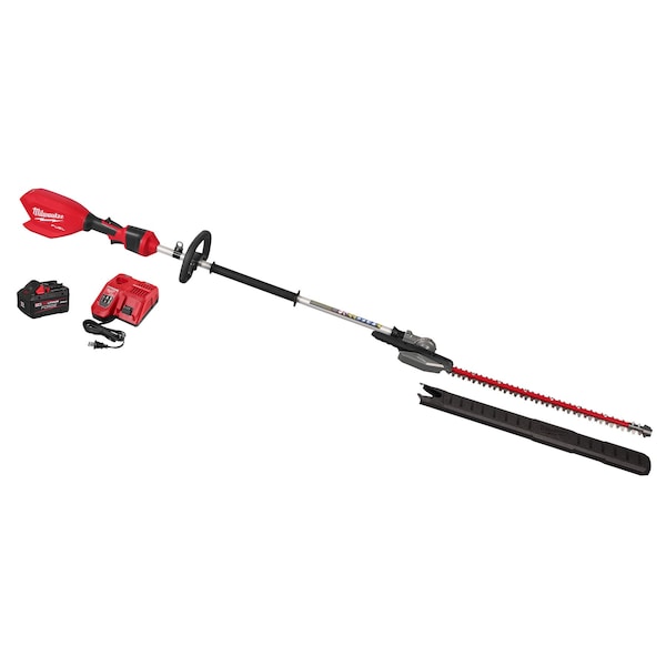 Milwaukee Tool Cordless Battery-Powered Hedge Trimmer Kit, Double-Sided 24 in L Blade - 3012-21