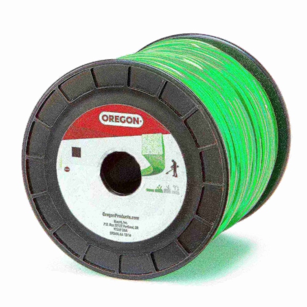 Oregon Oregon Trimmer Line, Green, Square, .105" by 971', 5Lb Spool - 69-474