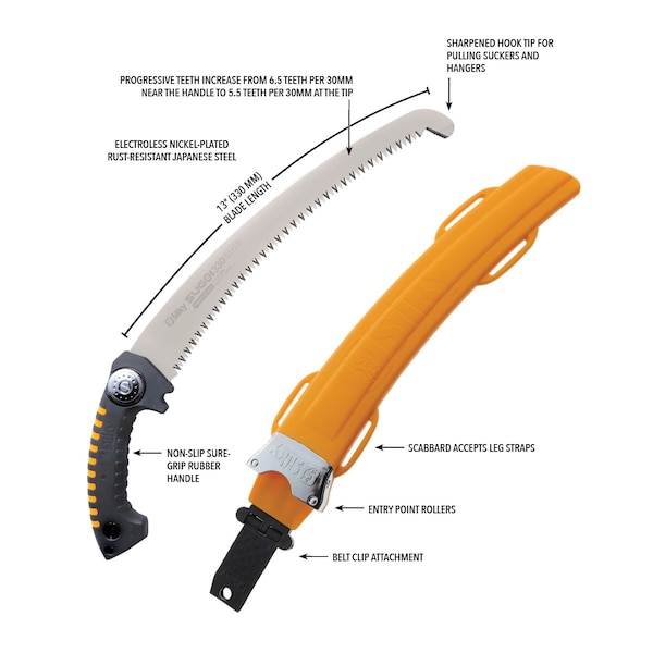 Silky Saws Silky Professional SUGOI Saw 330mm XL Teeth (390-33) - 390-33