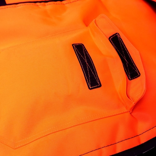 Notch Equipment Apron Style Chainsaw Chaps, Large, High-Visiblity Orange, Type A, 28-46 in Waist, 36 in Outseam - CCHAPR-L