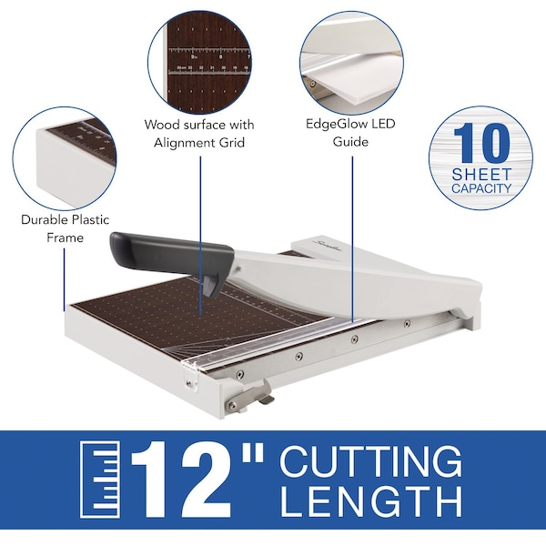 Swingline Guillotine Trimmer with EdgeGlow Led - G7010011