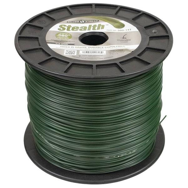 Stens Silver Streak Stealth Trimmer Line Replaces .080 5 Lb. Spool, 380-141 - 380-141