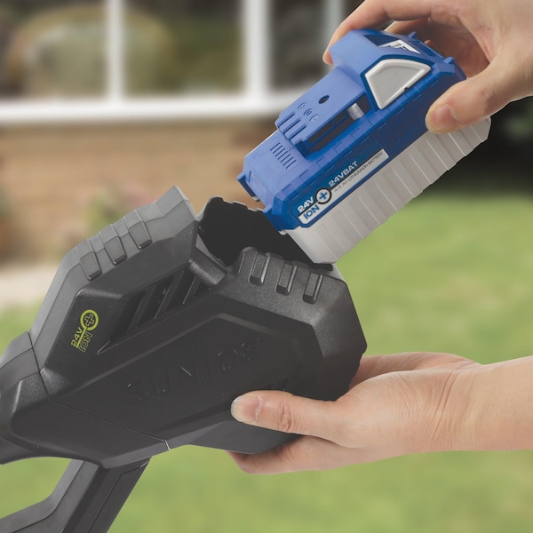 Sun Joe 24V iON+ 12-Inch Dual Line String Trimmer/Edger Tool Only - 24V-ST14-CT