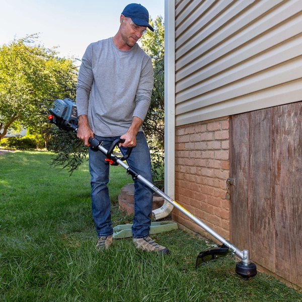 Senix 17.7-Inch 31 cc 4-Cycle Gas Powered String Trimmer, Straight Shaft, Dual .095 Line and Bump Feed - GTS4QL-M2