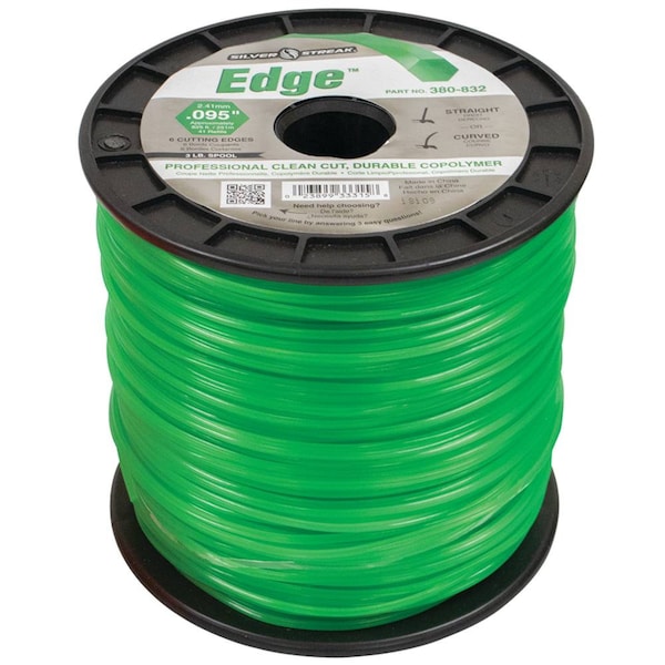 Stens Silver Streak Edge Trimmer Line Replaces .095 3 Lb. Spool, 380-832 - 380-832