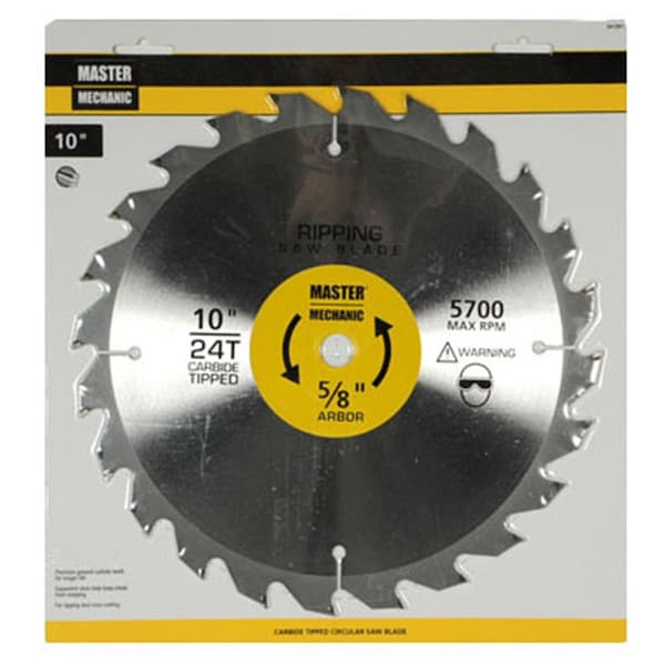 Swivel 10 in. Master Mechanic Framing Combination & Rip Circular Saw Blade - 24 Tooth - SW3853440