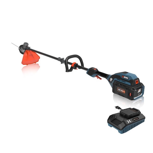 Senix 60 Volt Max 16-Inch Cordless Brushless String Trimmer, 3Ah Battery and Charger Included - GTX6-M