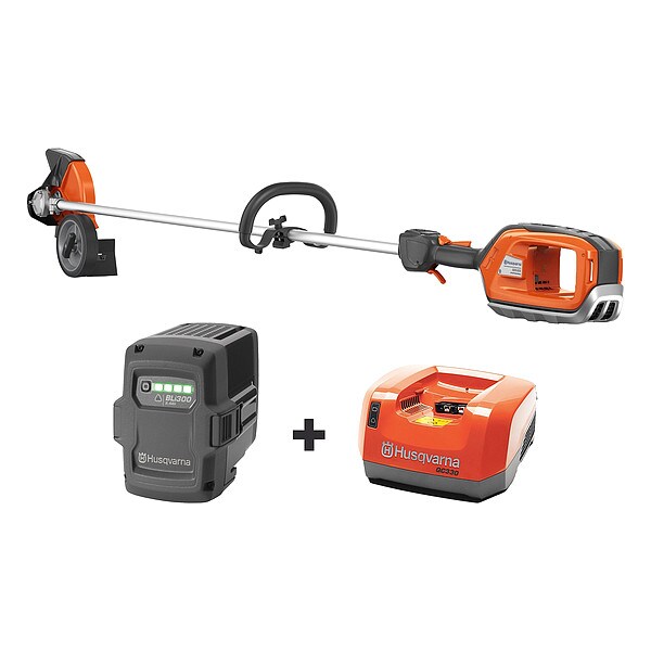 Husqvarna Shaft Edger with Battery/ Charger - 525IES+BLI300+QC330