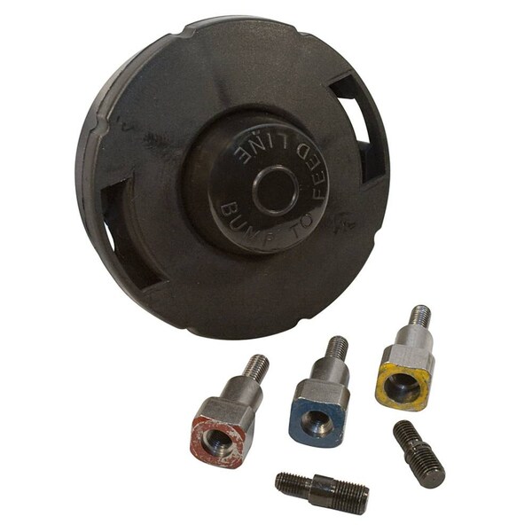 Stens New 890-204 Trimmer Head For Economy Bump Feed, Fits Over 90% Of All Gas Powered Trimmers - 890-204
